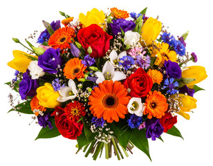 Obraz premium A Vibrant Bouquet of Summer Blooms 