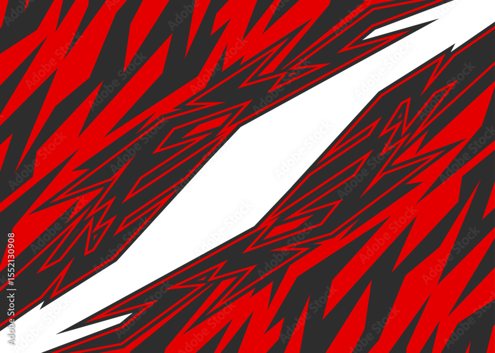Poster abstract background with geometric spike arrow line pattern and with some copy space area
