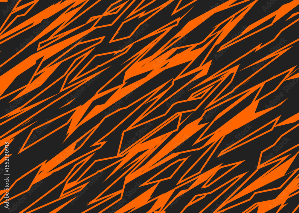 Aufkleber Abstract background with seamless sharp and slash line pattern. Raw scratch pattern