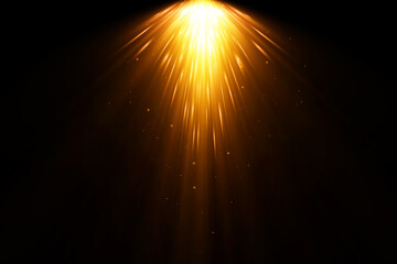 moody stage light background. Concert stage with golden spotlight 