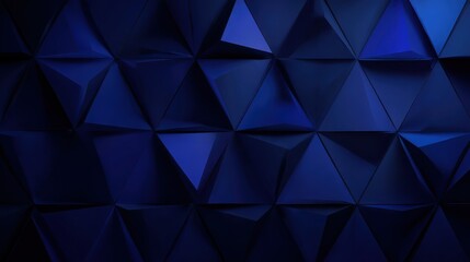 Dark blue triangular abstract background. geometric dark pattern background with lines composed triangles. blue triangle tiles pattern mosaic background.