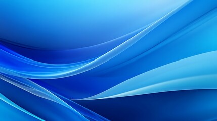 Abstract wavy blue and cyan gradient layers creating a smooth, modern, and stylish background.
