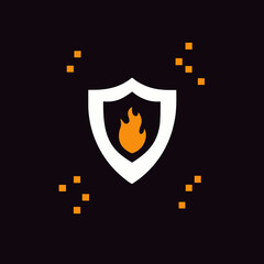 Unique Shield Design with Futuristic Purple Highlights