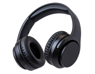 black Headphones png Earphone png Headset png Modern headphones png Wireless headphon (3)