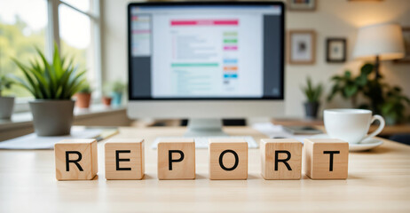 Report audit involves reviewing financial records and operations for accuracy, compliance, and risk management with copy space