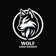 Wolf Vector Logo Design © T-Vectors