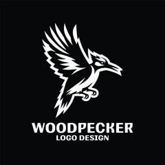 Woodpecker Vector Logo Design