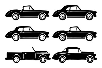 Classic Car Collection: Silhouette Set 