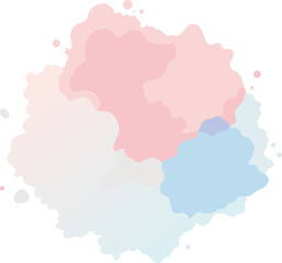 Pastel Watercolor Splash Vector Background Texture