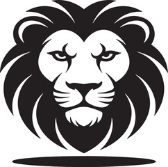 Detailed Tiger Face Illustration – Modern Monochrome Wildlife Vector