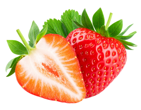 Untitled design - Firefly_Fresh strawberries with one cut in half, showcasing the juicy interior and vibrant re  (3)