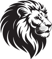 Detailed Tiger Face Illustration &ndash; Modern Monochrome Wildlife Vector