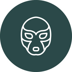 5515-Luchador Mask