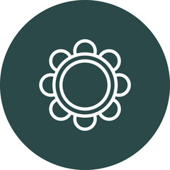 Samba Band Vector Line Icon Design