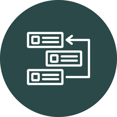 Backlog Vector Line icon Design