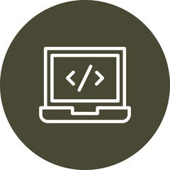 Programming Vector Line Icon Design