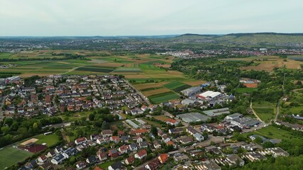 Blick auf Stetten / Baden W&uuml;rtemberg