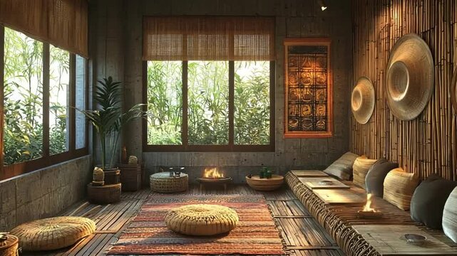 assamese grace an Indian interior house video