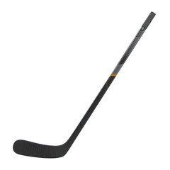 Ice Hockey Stick A CloseUp View isolated on transparent bacckground
