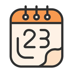 23 Calendar Icon