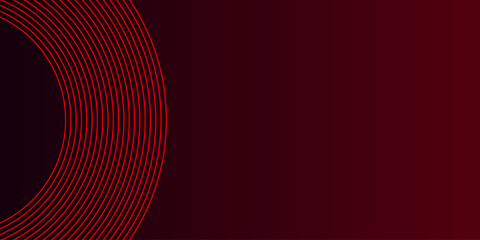 Abstract red swirl background with colorful lines and spiral patterns