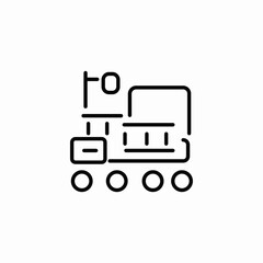 clinic beds icon sign vector