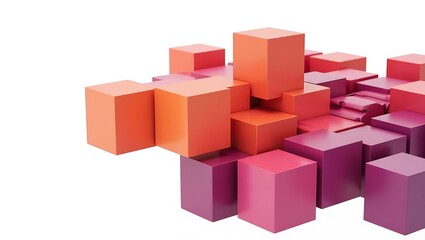 Obraz premium abstract colorful cubes