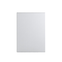 Plain white rectangular box standing