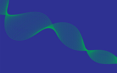 Abstract blue wave design with flowing lines and digital texture