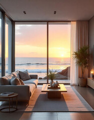 interior luxury apartment comfortable suite lounge