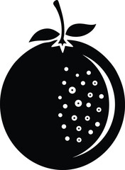 Juicy Orange Fruit A Vector Illustration of a Fresh Citrus