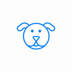dog animal icon sign vector