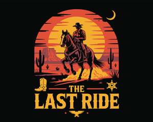 Wild West frontier icon set, black silhouette icons featuring cowboy desert scenery and western symbols for rustic vintage and frontier graphic design projects.