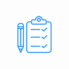 list tick icon sign vector