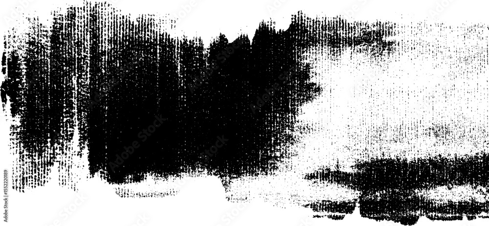 Poster Seamless distressed texture with hand rolled ink for artistic background and design element