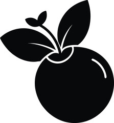 Fresh Blueberry Icon Juicy, Ripe, and Delicious Berry Illustration for Food Blogs, Websites, and Packaging