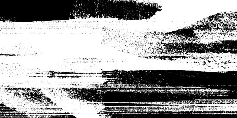 Fototapeta premium Seamless glitch collage with distorted human silhouette for creative design