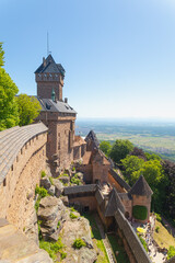 The scenic view from outside of Our lady of Dusenbach