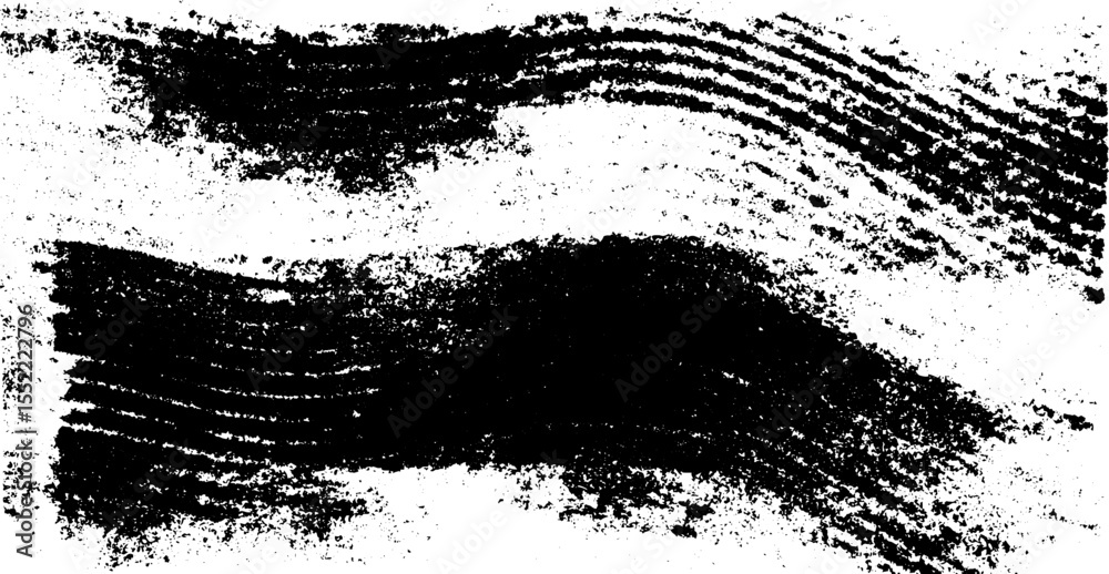 Aufkleber Seamless grunge pattern with paper folds and textured effect for design projects