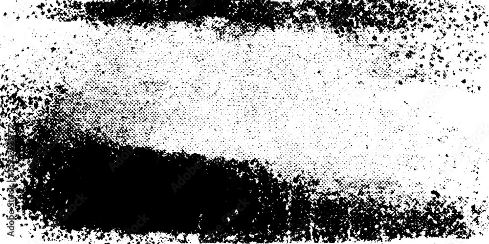 Aufkleber seamless halftone dot texture with dry ink effect for artistic backgrounds