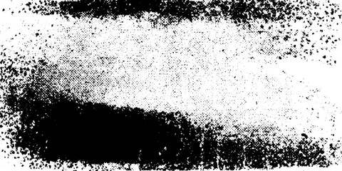 Fototapeta premium Seamless halftone dot texture with dry ink effect for artistic backgrounds