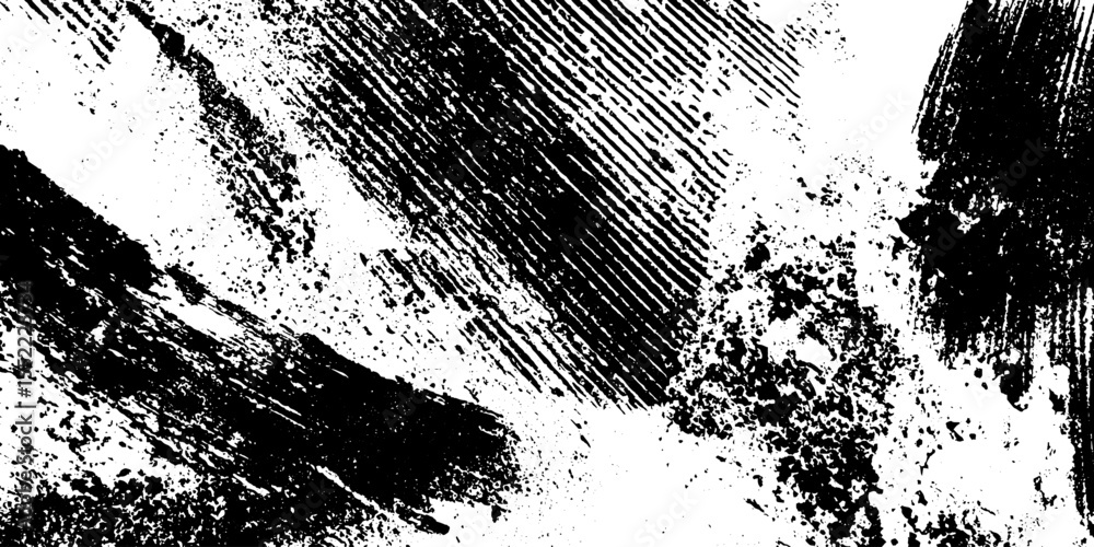 Poster minimal grunge poster with seamless dust and folded texture overlay for artistic design
