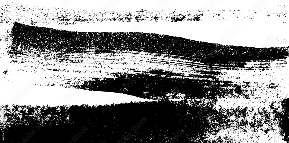 Aufkleber Seamless paint roller texture with uneven coverage for creative design projects