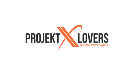 Bold text-based logo design reading PROJEKT X LOVERS in black and orange with stylized X, perfect for modern blog, digital magazine, or youth culture branding