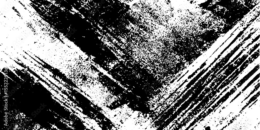 Aufkleber Seamless repetitive grunge pattern with photocopy texture design for background overlay