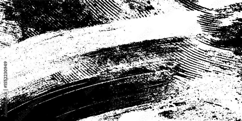 Aufkleber seamless grunge texture with rough distressed photo frame overlay for creative design