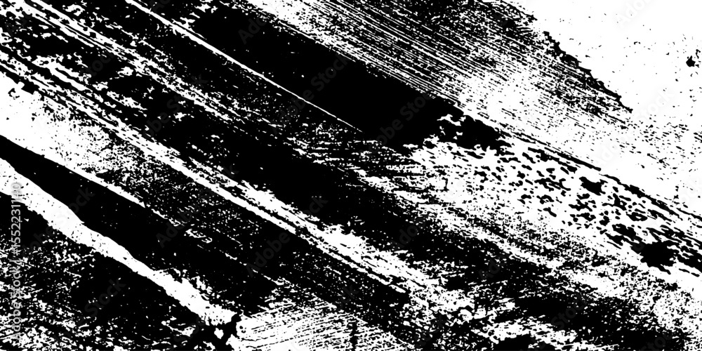 Aufkleber Seamless rough marker texture with overlapping lines for creative design