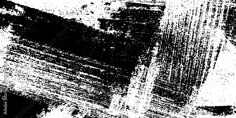 Aufkleber Seamless rough marker texture with overlapping lines for creative design