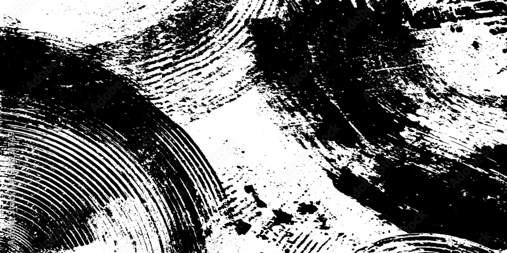 Poster Seamless grunge texture with scratched tape and corner curls for artistic design projects