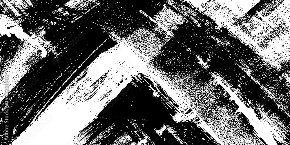 Poster Seamless distressed diagonal lines pattern for textured design background